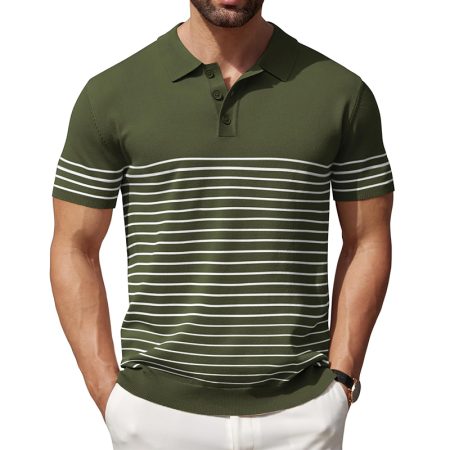 mens-knitted-striped-short-sleeves