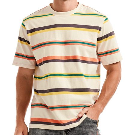 mens-casual-striped-printed-t-shirt