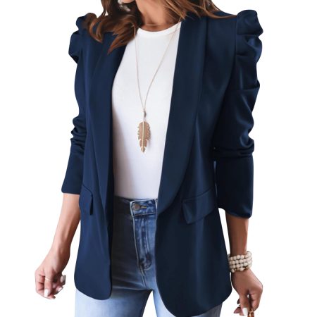 womens-puff-sleeve-front-open-blazer