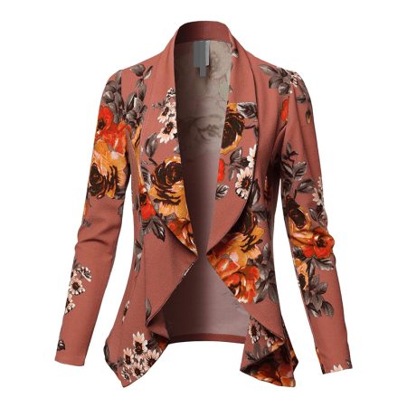 womens-fashion-printed-suit-jacket