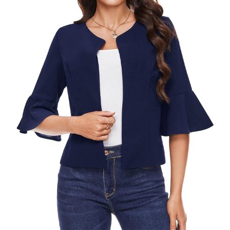 trumpet-sleeve-ladies-blazer