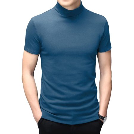 half-high-collar-mens-knitted-short-sleeves