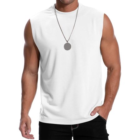 mens-solid-color-loose-sleeveless-vest