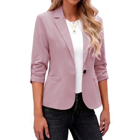 womens-dark-rose-short-suit-jacket