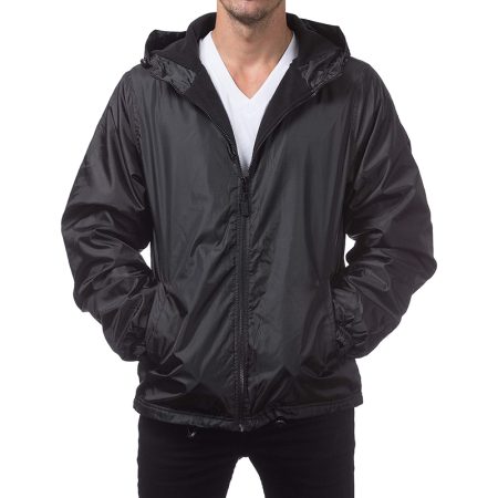loose-fit-zip-up-hooded-solid-jacket