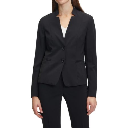 black-stand-up-collar-business-suit