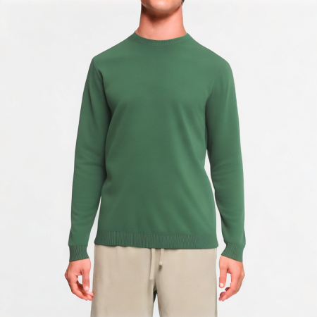 knitted-round-neck-slim-cotton-mens-sweater