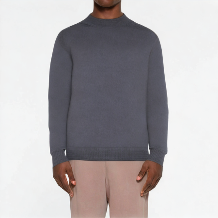 mens-knitted-stand-collar-sweater