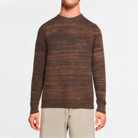 mens-irregular-stripe-crew-neck-sweater
