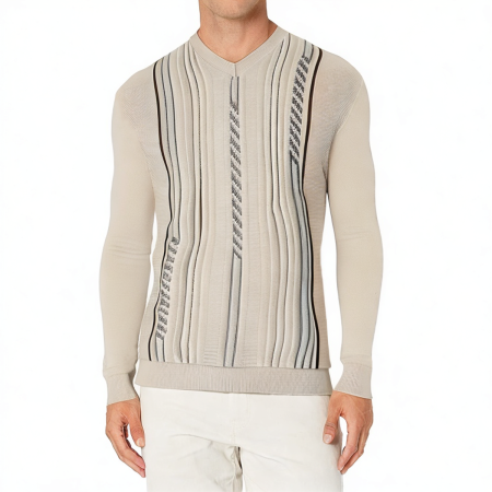 mens-striped-v-neck-sweater
