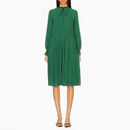 solid-color-pleated-fashion-casual-dress
