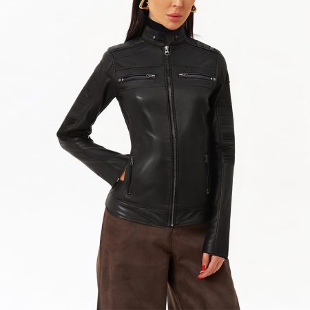 long-sleeve-leather-jackets-for-women-with-classic-design