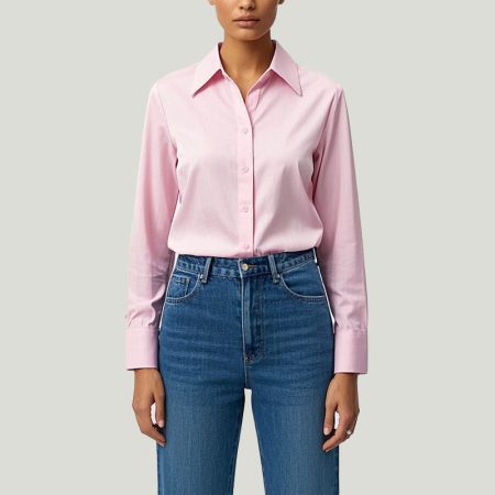 womens-solid-color-business-printed-shirt