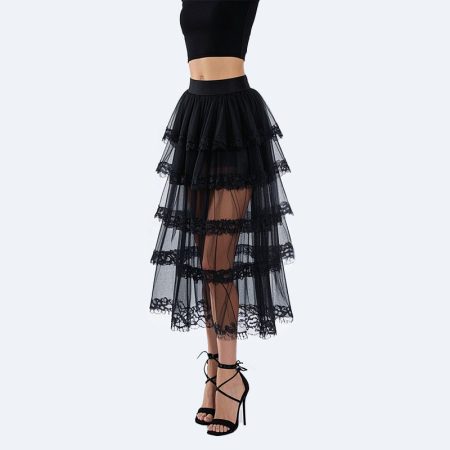 casual-style-asymmetrical-design-for-womens-skirt
