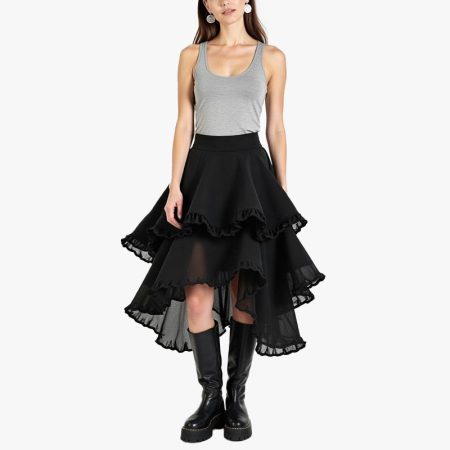 unique-asymmetrical-design-for-womens-midi-skirt