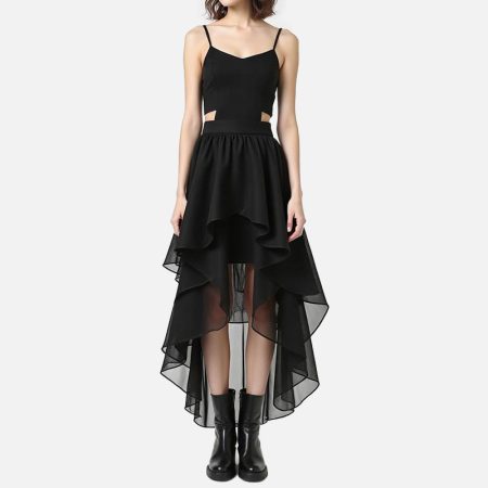 womens-asymmetrical-cut-skirt-unique-style