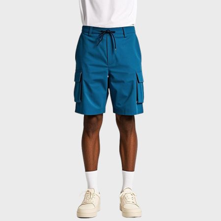 drawstring-waistband-mens-cargo-shorts