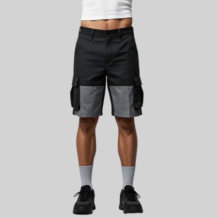 high-street-style-straight-cut-mens-cargo-shorts