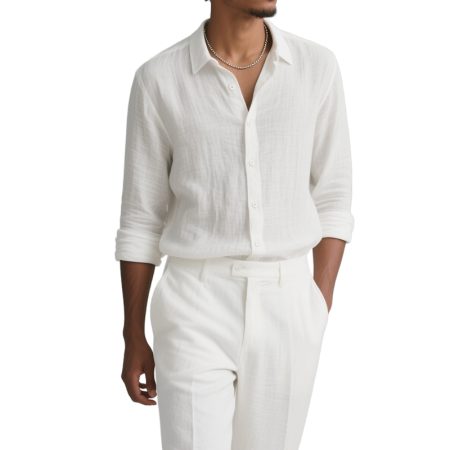 mens-shirt-long-sleeve-casual-lapel-shirt