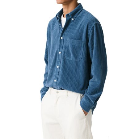 fashionable-mens-shirt-lapel-short-sleeved-shirt