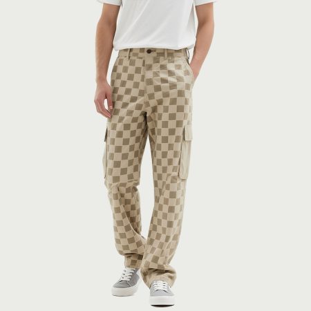 brown-plaid-mens-breathable-overalls-trousers