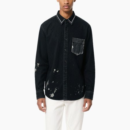 fashionable-retro-mens-long-sleeved-denim-shirt