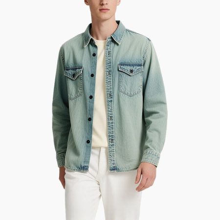 mens-faded-denim-long-sleeved-shirt-retro-style