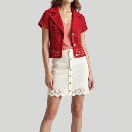 comfortable-knitted-short-sleeved-top