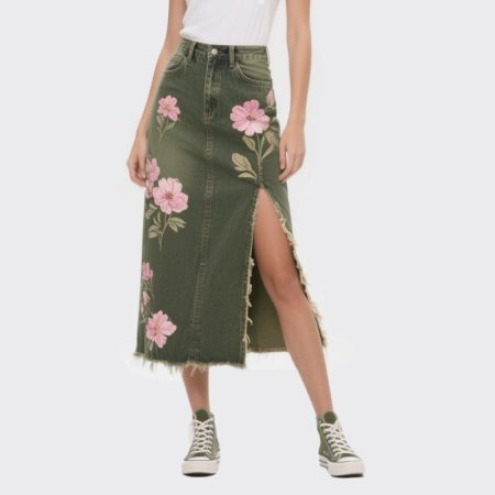 womens-casual-a-line-high-waist-long-denim-jean-skirt