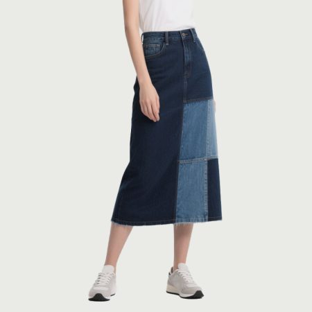 womens-elegant-long-jean-skirt-denim-casual-washed