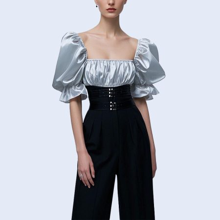 womens-retro-classic-ballon-sleeves-top