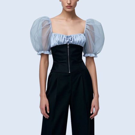 womens-summer-energetic-ballon-sleeves-top