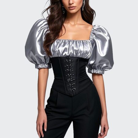 womens-casual-summer-ballon-sleeves-top