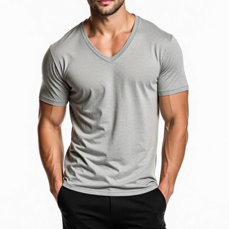 mens-v-neck-short-sleeved-t-shirt-convenient-and-comfortable