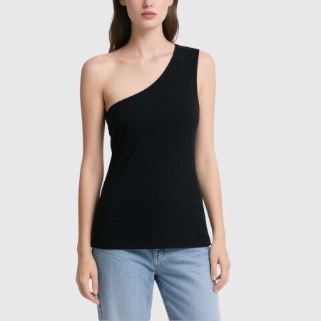 womens-summer-casual-solid-color-one-shoulder-top
