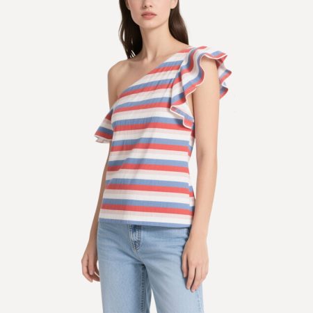 womens-striped-loose-one-shoulder-top
