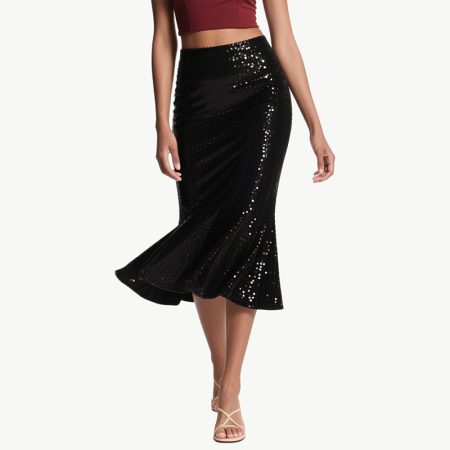 womens-sequined-fashion-maxi-skirts