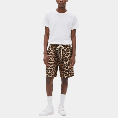 mens-drawstring-shorts-leopard-print