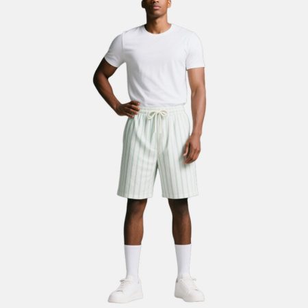 fashionable-and-personalized-mens-striped-drawstring-shorts