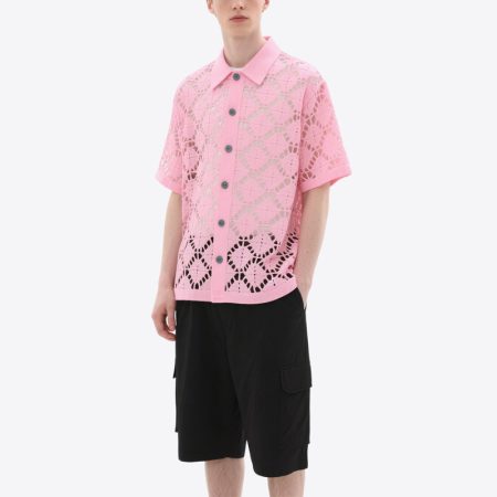 personalized-and-avant-garde-mens-hollow-shirt-mens-short-sleeve