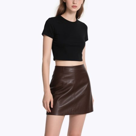 womens-spring-casual-simple-a-shaped-fashion-pu-short-skirt