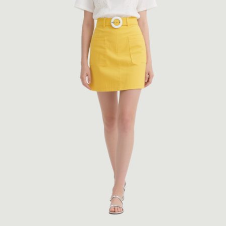 summer-elegant-simple-pocket-decoration-mini-skirt