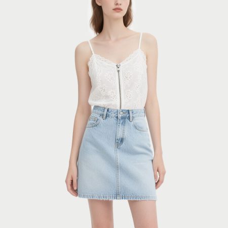 womens-fashionable-washed-denim-mini-skirt