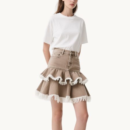 a-line-ruffled-womens-denim-mini-skirt