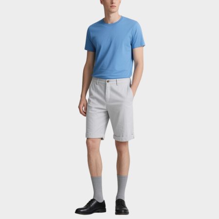 simple-curled-hem-mens-light-gray-twill-trend-shorts