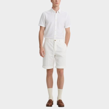fresh-all-white-mens-white-twill-summer-shorts