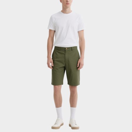dark-green-classic-mens-dark-green-twill-shorts