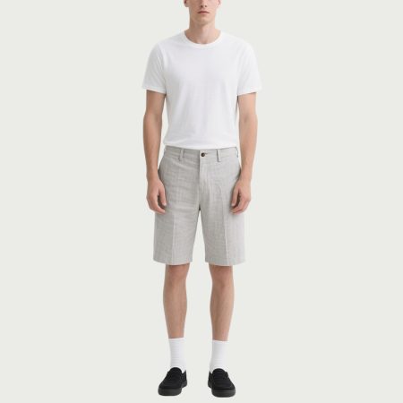 fashionable-linen-texture-mens-light-gray-twill-shorts