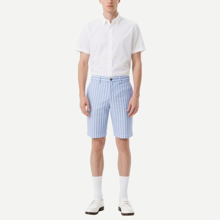 ocean-style-blue-and-white-stripes-mens-summer-twill-shorts