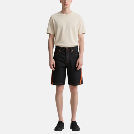 black-side-orange-line-trendy-mens-denim-shorts
